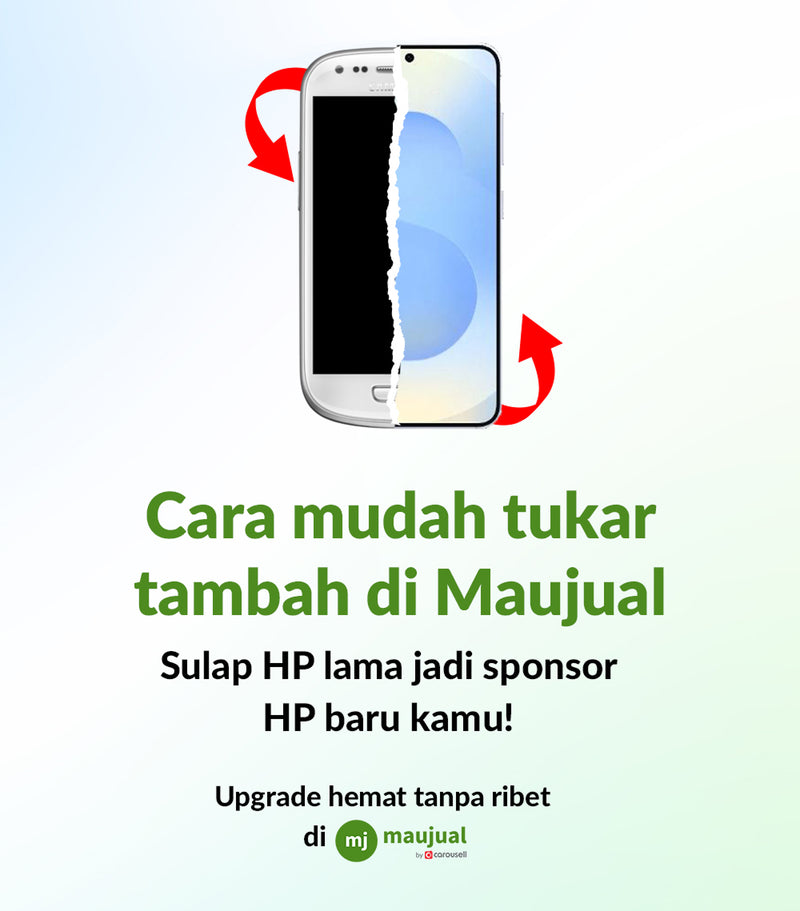 Cara Tukar Tambah di Maujual bisa online dan offline langsung di toko